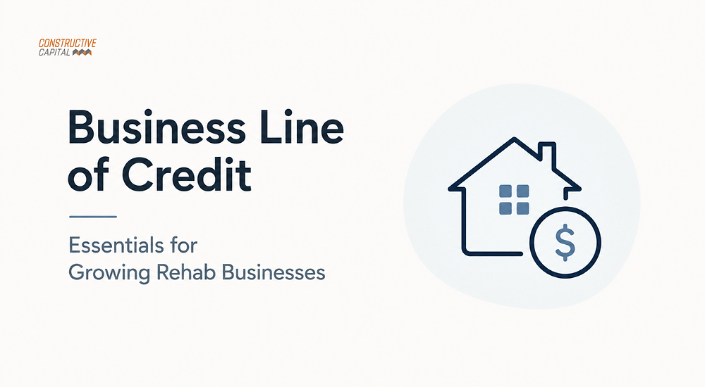 Lead image for Business Line Of Credit Essentials For Growing Rehab Businesses
